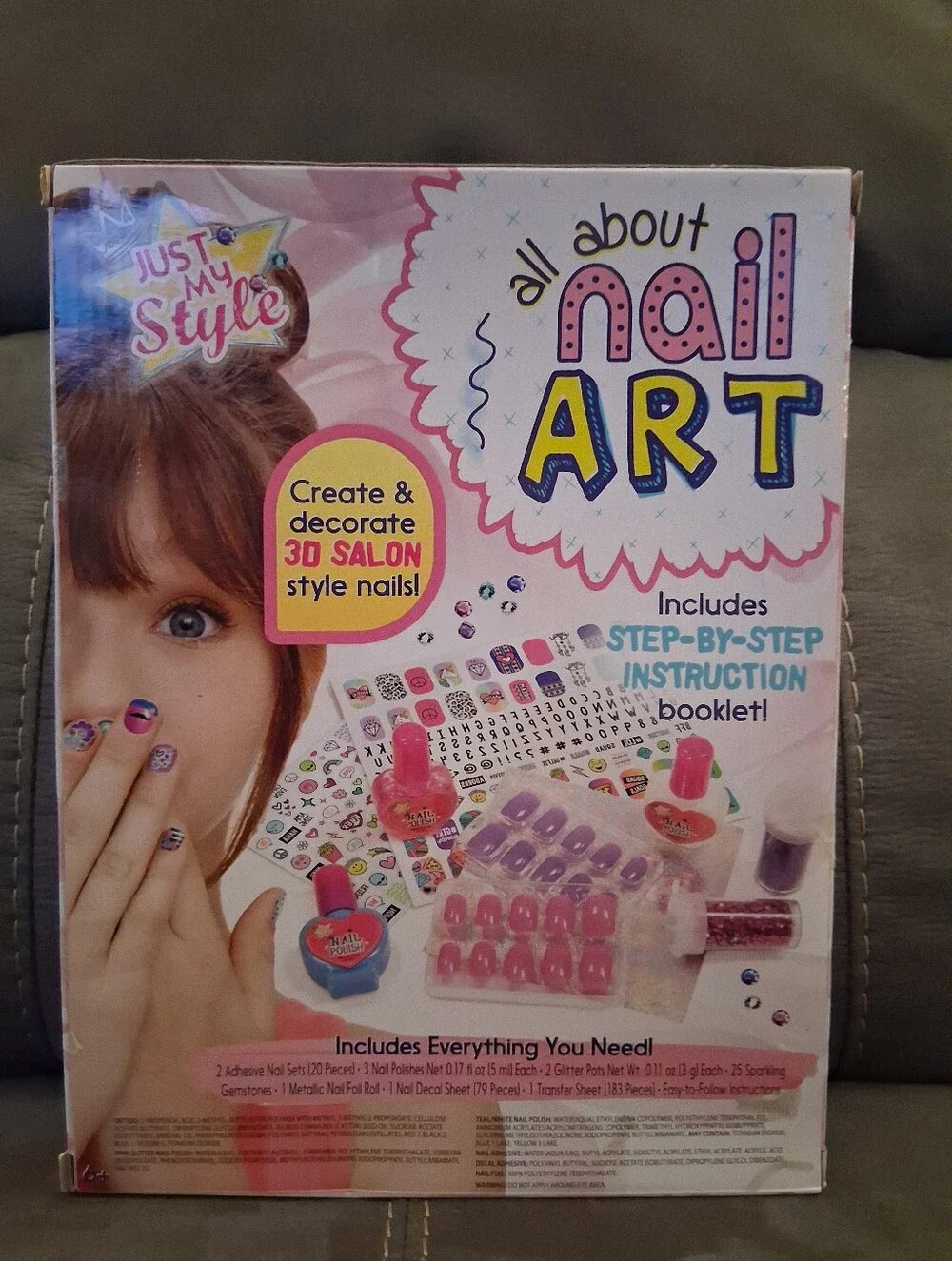 Just My Style All About Nail Art Kit - Pink